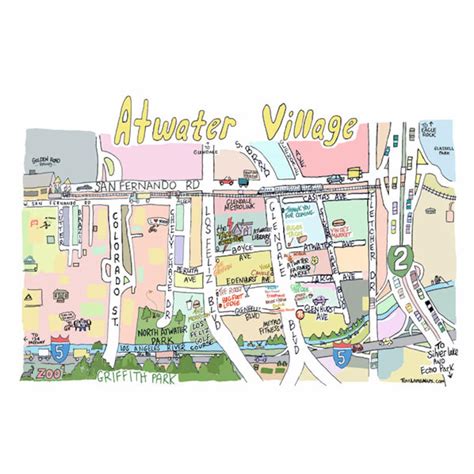 atwater village map.